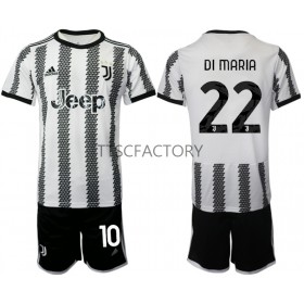 Juventus Di Maria 22 Bambino Maglia Prima 2022/2023 Manica Corta (+ Pantaloncini)